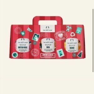 NEW body shop Comfort &amp; Cheer Christmas Body Butter Trio